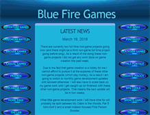 Tablet Screenshot of bluefiregames.com